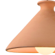 TAJ. Suspension Ø25cm en terre cuite naturelle