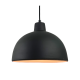SUSPENSION CLOCHE CHARBON 26 CM