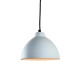Suspension neo blanche - câble textile noir