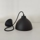Suspension neo charbon - câble textile noir