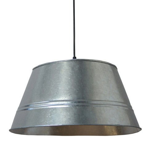 ATELIER. Suspension en acier galvanisé D.40cm